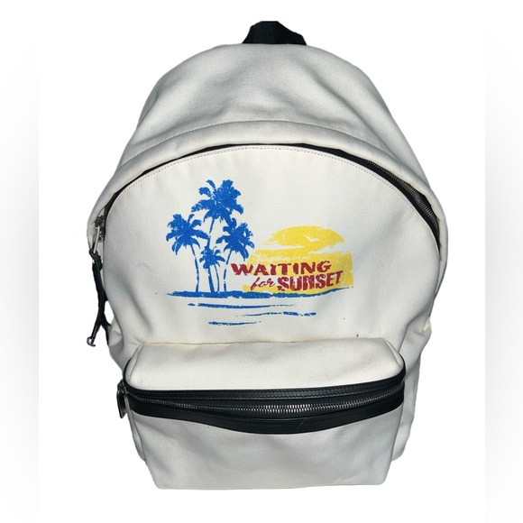 Saint Laurent City Waiting For Sunset Backpack Extremely Rare - Picture 1 of 16